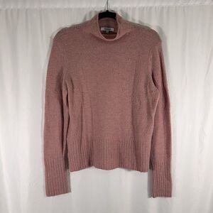 Madewell Wool Alpaca Blend Sweater Women's Large Pink Long Sleeve Pullover